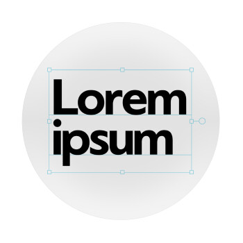 Lorem ipsum, Mousepad Round 20cm