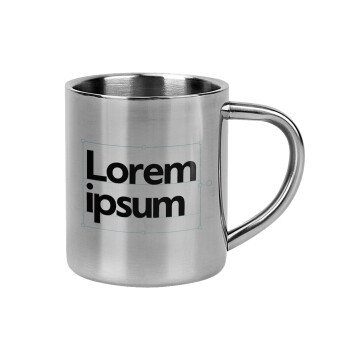 Lorem ipsum, Mug Stainless steel double wall 300ml