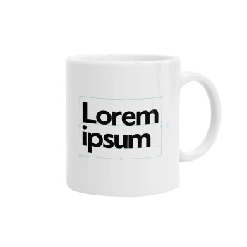 Lorem ipsum, Ceramic coffee mug, 330ml (1pcs)