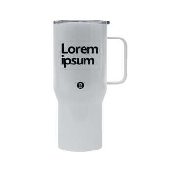 Lorem ipsum, Mega Stainless steel Tumbler with lid, double wall 750L