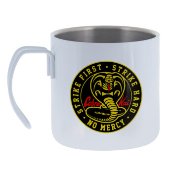 cobra kai strike first dojo, Mug Stainless steel double wall 400ml