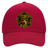 Adult Ultimate Hat RED, (100% COTTON DRILL, ADULT, UNISEX, ONE SIZE)