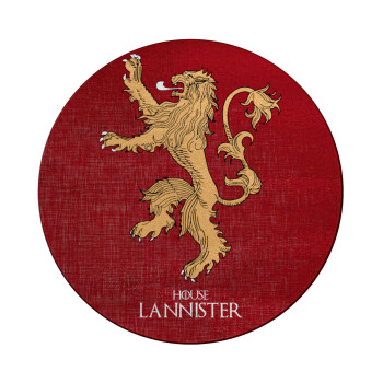 House Lannister GOT, Επιφάνεια κοπής γυάλινη στρογγυλή (30cm)