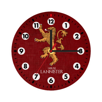 House Lannister GOT, Ρολόι τοίχου ξύλινο (20cm)