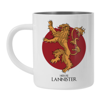 House Lannister GOT, Mug Stainless steel double wall 450ml