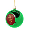 Green Christmas tree ornament ball 8cm