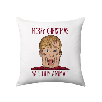 home alone, Merry Christmas ya filthy animal, Sofa cushion 40x40cm includes filling