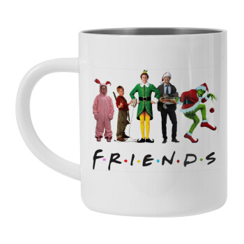 Christmas FRIENDS, Mug Stainless steel double wall 450ml