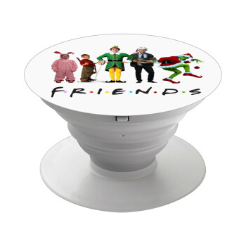 Christmas FRIENDS, Phone Holders Stand  White Hand-held Mobile Phone Holder