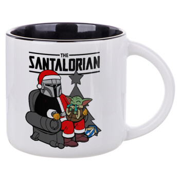 Star Wars Santalorian, Κούπα κεραμική 400ml Λευκή/Μαύρη