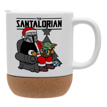 Star Wars Santalorian, Ceramic coffee mug Cork (MAT), 330ml (1pcs)