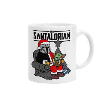 Star Wars Santalorian, Ceramic coffee mug, 330ml (1pcs)