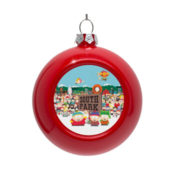 South Park, Red Christmas tree ornament bauble 8cm