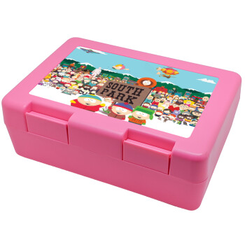South Park, Children's cookie container PINK 185x128x65mm (BPA free plastic)