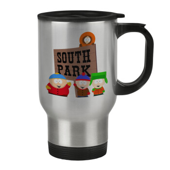 South Park, Stainless steel travel mug with lid, double wall 450ml