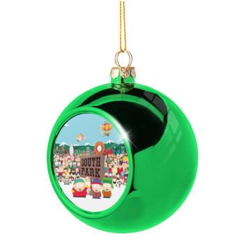 South Park, Green Christmas tree ornament ball 8cm