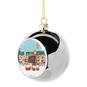 South Park, Silver 8cm Christmas tree ball ornament