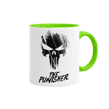 The punisher, Mug colored light green, ceramic, 330ml