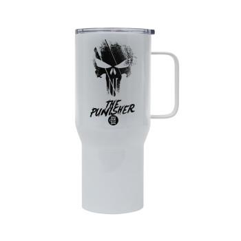 The punisher, Mega Stainless steel Tumbler with lid, double wall 750L