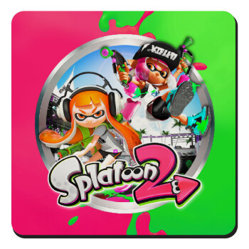 Splatoon 2, Τετράγωνο μαγνητάκι ξύλινο 9x9cm