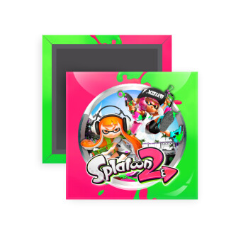 Splatoon 2, Μαγνητάκι ψυγείου τετράγωνο διάστασης 5x5cm