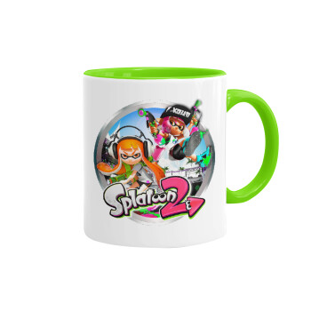 Splatoon 2, Κούπα χρωματιστή βεραμάν, κεραμική, 330ml