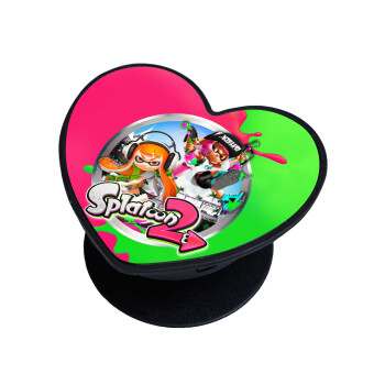 Splatoon 2, Phone Holders Stand  καρδιά Μαύρο Βάση Στήριξης Κινητού στο Χέρι