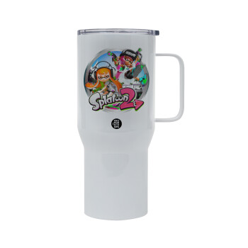 Splatoon 2, Mega Stainless steel Tumbler with lid, double wall 750L