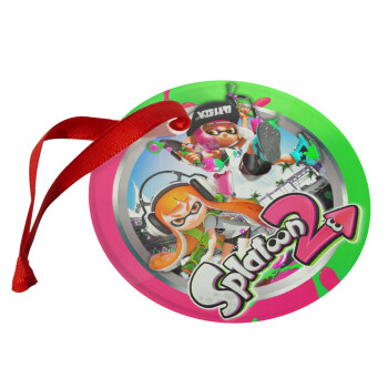 Splatoon 2, Christmas ornament glass 9cm