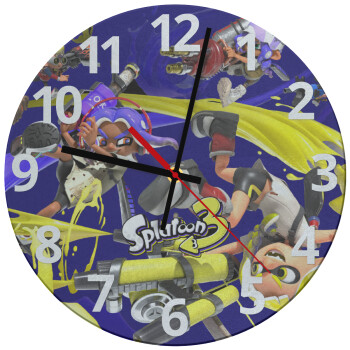 Splatoon 3, Ρολόι τοίχου γυάλινο (30cm)