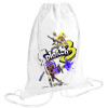 Backpack pouch GYMBAG white (28x40cm)