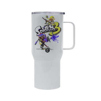 Splatoon 3, Mega Stainless steel Tumbler with lid, double wall 750L