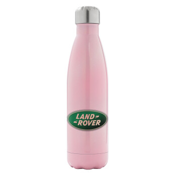 Land Rover, Metal mug thermos Pink Iridiscent (Stainless steel), double wall, 500ml