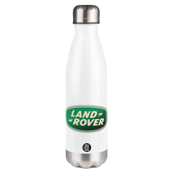 Land Rover, Metal mug thermos White (Stainless steel), double wall, 500ml