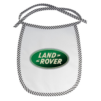 Land Rover, Σαλιάρα μωρού αλέκιαστη με κορδόνι Μαύρη