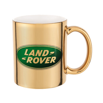 Land Rover, Mug ceramic, gold mirror, 330ml