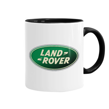 Land Rover, Mug colored black, ceramic, 330ml