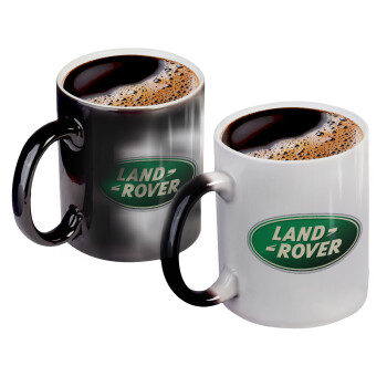 Land Rover, Color changing magic Mug, ceramic, 330ml when adding hot liquid inside, the black colour desappears (1 pcs)