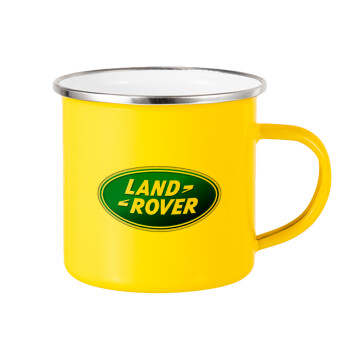 Land Rover, Yellow Enamel Metallic Cup 360ml