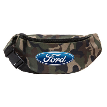 Ford, Unisex τσαντάκι μέσης (μπανάνα) χρώματος παραλλαγή Jungle με 2 τσέπες