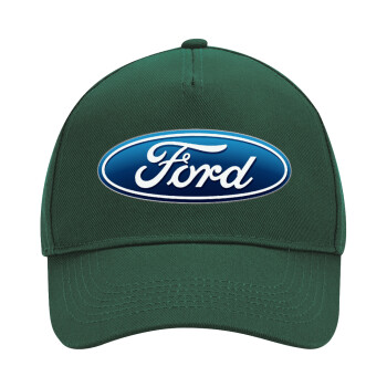 Ford, Adult Ultimate Hat GREEN, (100% COTTON DRILL, ADULT, UNISEX, ONE SIZE)