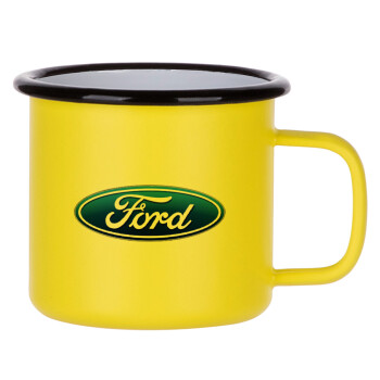 Ford, Κούπα Μεταλλική εμαγιέ ΜΑΤ Κίτρινη 360ml