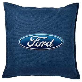 Ford, Sofa cushion Blue 50x50cm includes filling