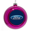 Purple Christmas tree ornament bauble 8cm