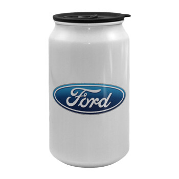 Ford, Κούπα ταξιδιού μεταλλική με καπάκι (tin-can) 500ml