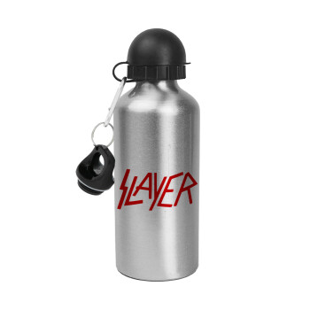 Slayer, Metallic water jug, Silver, aluminum 500ml