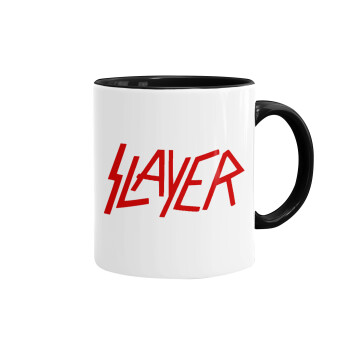 Slayer, Mug colored black, ceramic, 330ml