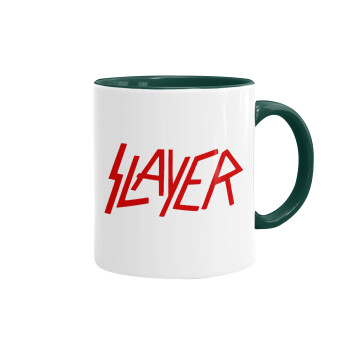Slayer, Mug colored green, ceramic, 330ml
