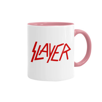 Slayer, Κούπα χρωματιστή ροζ, κεραμική, 330ml