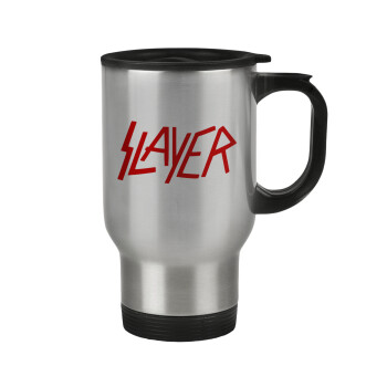 Slayer, Stainless steel travel mug with lid, double wall 450ml